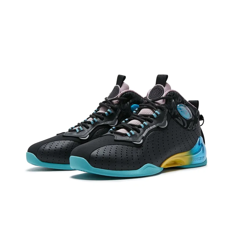 ABOVE THE RIM Wear-Resistant Slip-Resistant Mid-Top Vintage Basketball Shoes Men's-2
