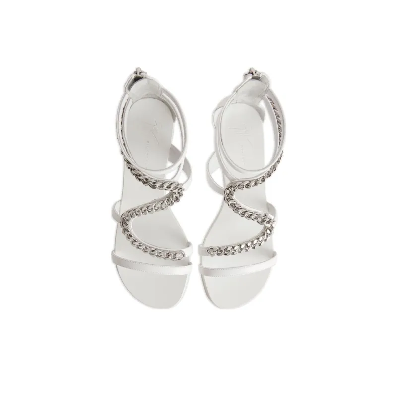 Giuseppe Zanotti Samantha Chain link Leather Sandals-3