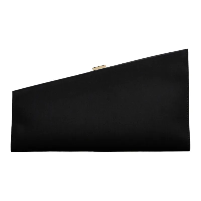 Roger Vivier Twinkle Asymmetrical Buckle Embellished Clutch Bag-2