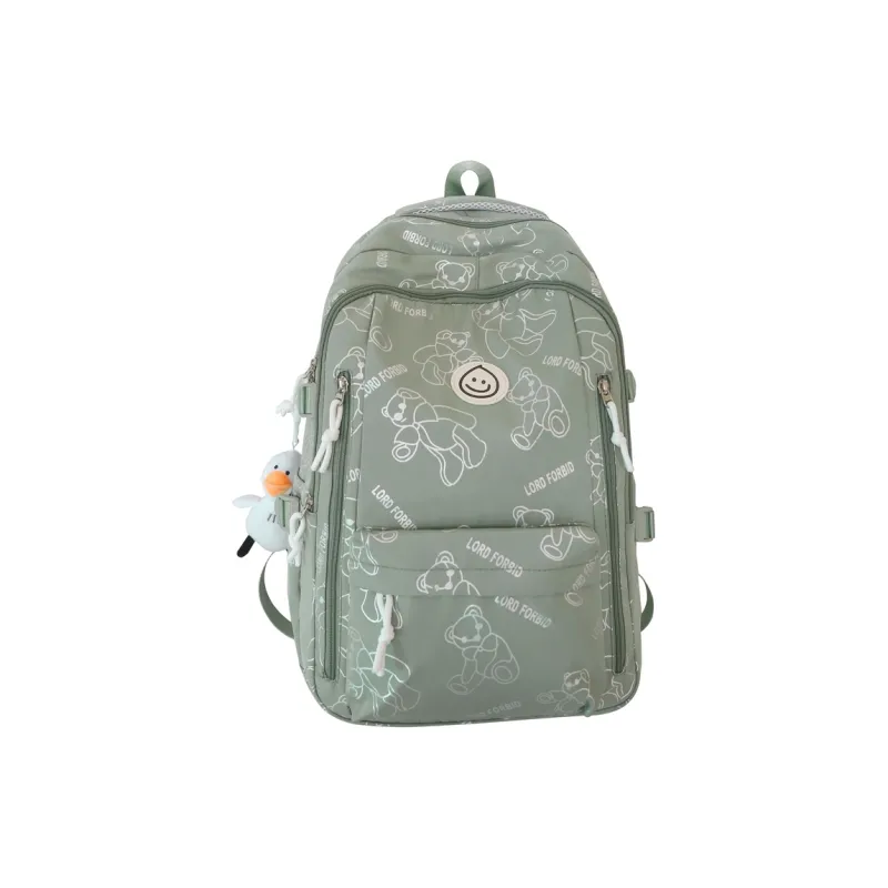 NIGEER Nylon Backpack Regular Women's Black/White/Blue/Pink/Green-10