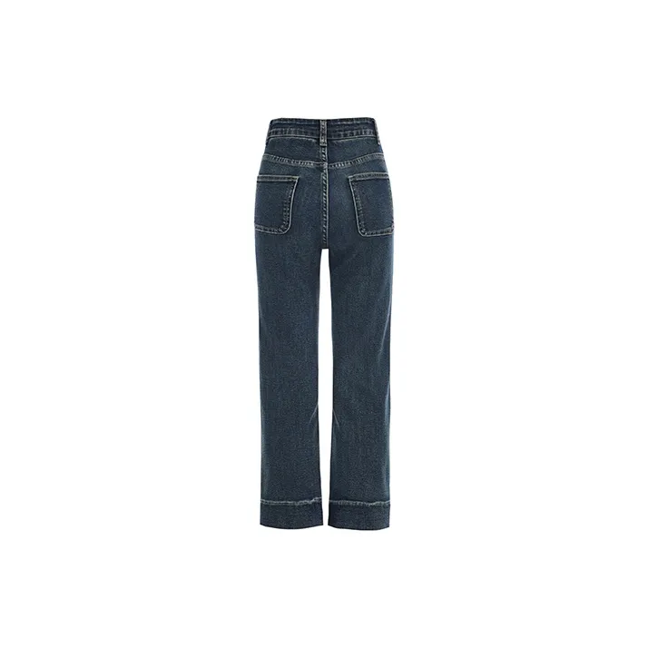 Wen Shan Jeans Women's Nostalgic Blue-4