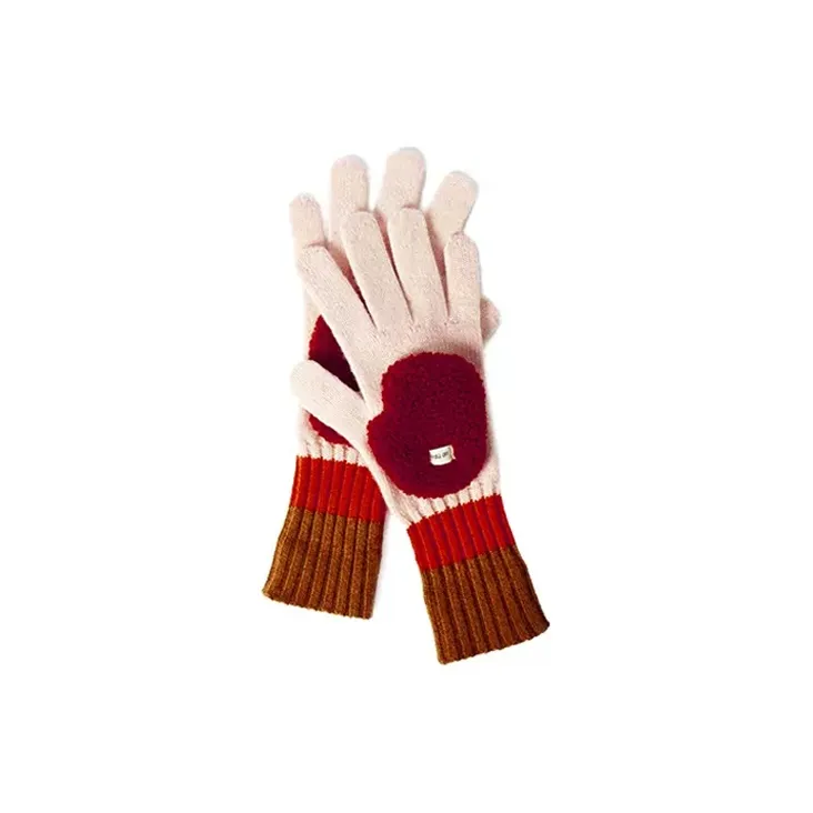 Fancet Studios 100% Sheep Wool Knit Gloves Women's-1