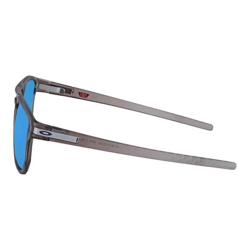Oakley Plastic Aviator Sunglasses Men's Gray-2