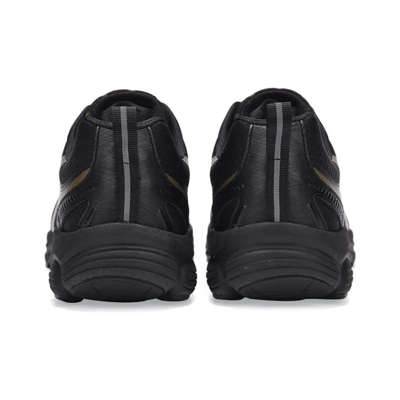 DO WIN Competition Anti Slip Wear Resistant Low Top Marathon Running Shoes Unisex Black Gold-2