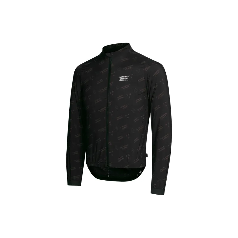 PAS NORMAL STUDIOS Mechanism Late Drop Cycling Clothing Men's Black Patterned/Black Contrast-1