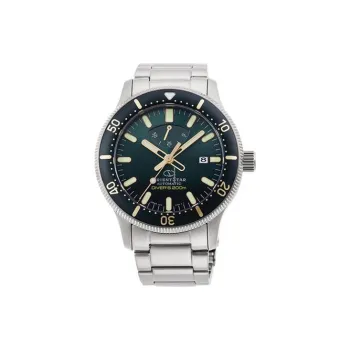 ORIENT STAR Automatic Mechanical Movement Steel Strap Watch Men's Watches Green Dial RE AU0307E00B