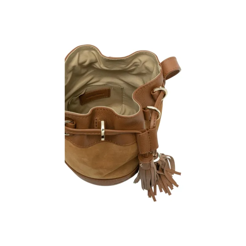 See By Chloe Small Vicki Suede Bucket Bag-3