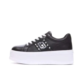 LIU·JO UOMO SELMA 04 Low-Top Skateboard Shoes Women's Black White