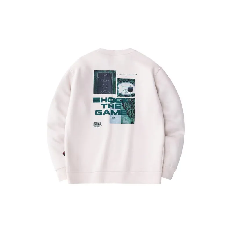 Anta Basketball Collection Sweatshirt Men's Muddy Sandy Gray-1