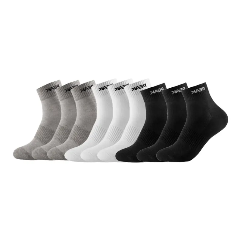 PEAK Mid Calf Socks Unisex 6 Pack-7