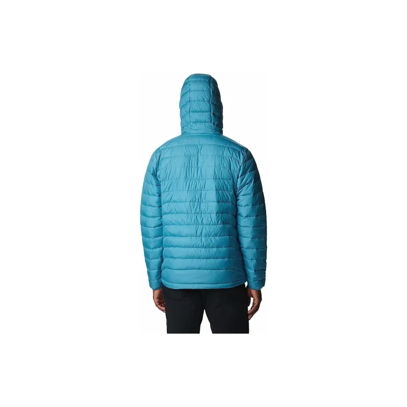 Columbia Powder Lite Hooded Jacket Jacket Men's Light Blue-1