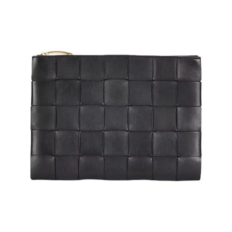 Bottega Veneta Intrecciato Zipped Clutch Bag-1