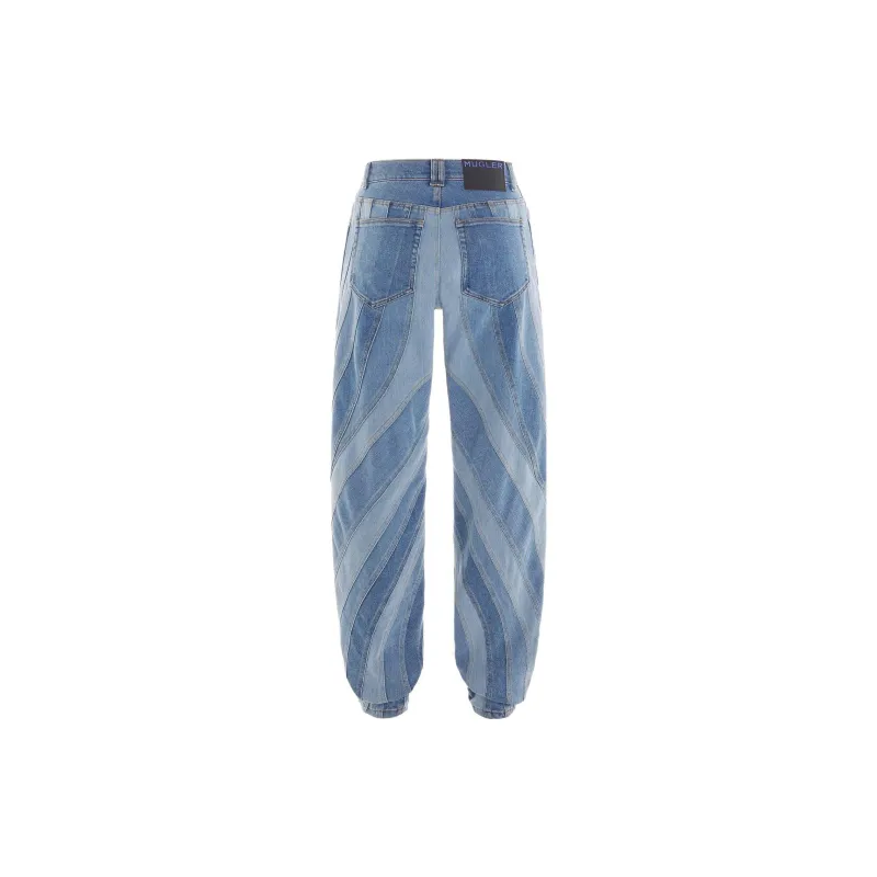 Mugler Jeans Unisex Blue-1