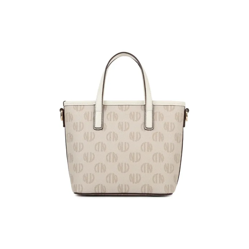 TUCANO PVC One Shoulder Handbag Medium Size Women's Light Pink/Beige Apricot-9