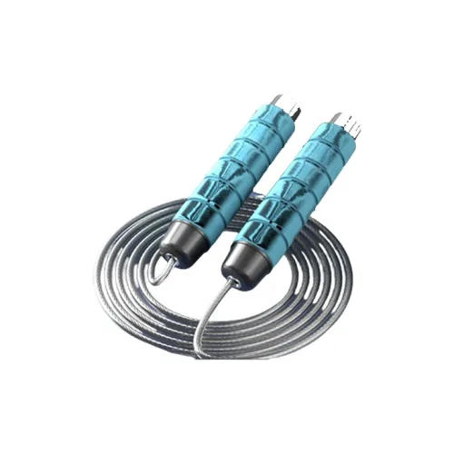 LiNing Student Supply Non Countable Jump Ropes Students PVC+Steel Wire Rope, Aluminum Alloy Controller 3m Blue