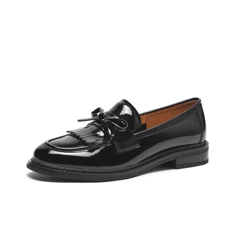 Hotwind Loafers 3cm Women's Black-1