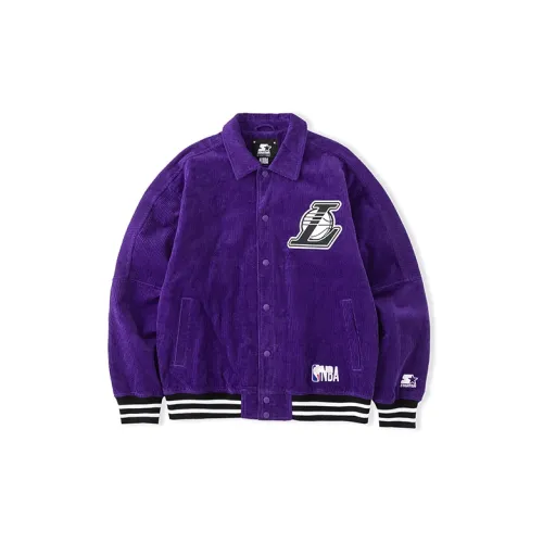 Nba X STARTER Jackets Unisex Lakers Purple