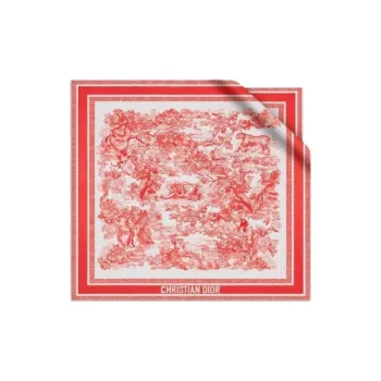 DIOR Silk Scarves Unisex Orange