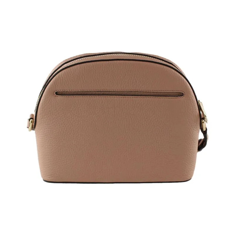 Furla Genuine Leather Shoulder Bag Crossbody Bag Women's Beige Pink-3