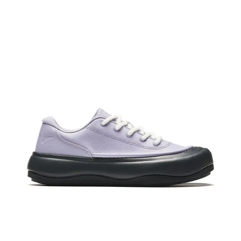 Anta Donut Durable Breathable Low Top Skateboard Shoes Women's Purple-1