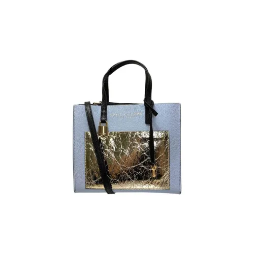 MARC JACOBS Leather Tote Bag Shopping Bag Shoulder Bag Crossbody Bag Handbag Mini Women's Blue