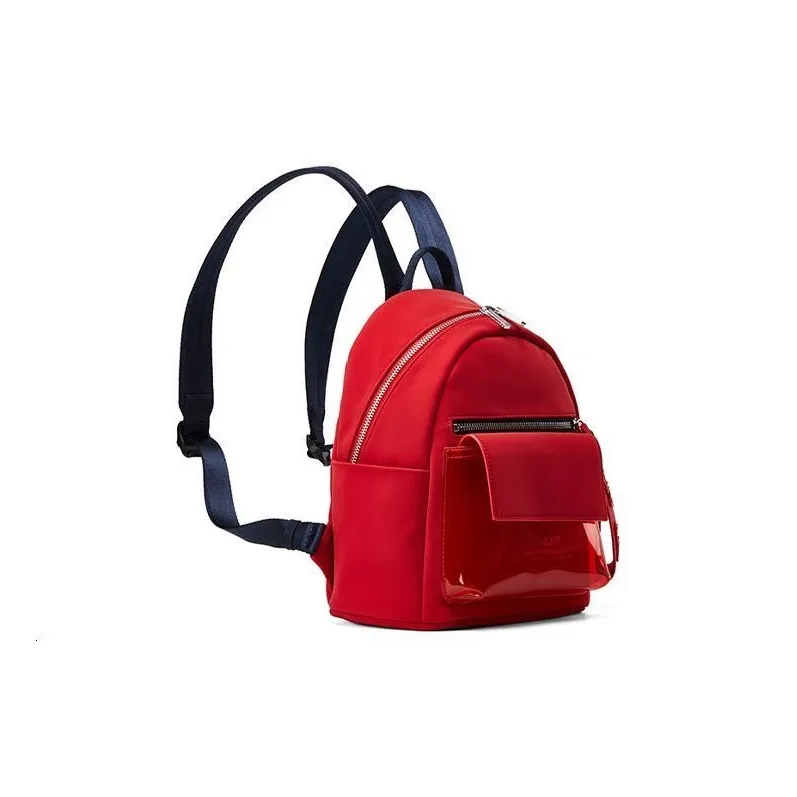 FILA Fabric, Polyurethane, Synthetic Leather Backpack Regular Women's Legend Red-2