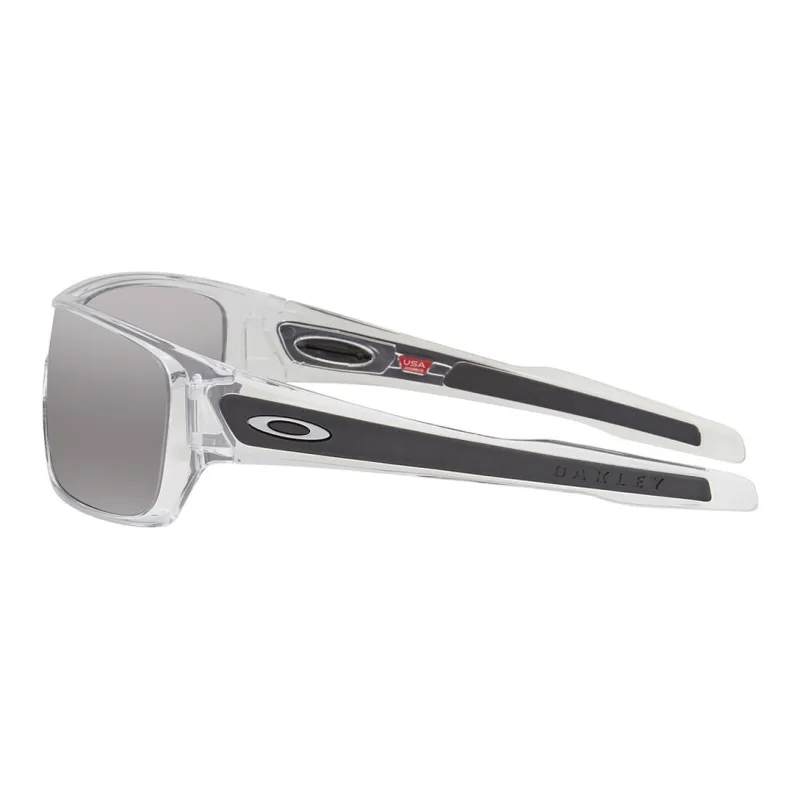 Oakley Plastic Irregular Shape Sunglasses Men's Transparent-2