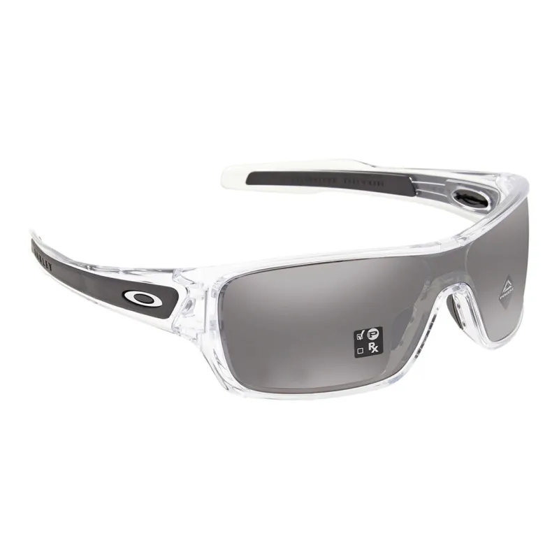 Oakley Plastic Irregular Shape Sunglasses Men's Transparent-1