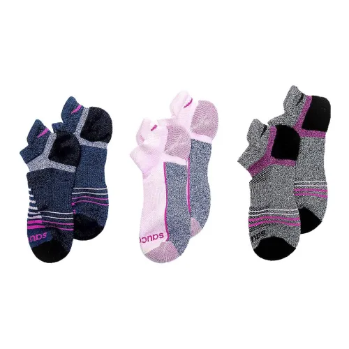Saucony Inferno Merino Wool Blend No Show 3-Pack Sock Ankle Socks Men's 3 Pack