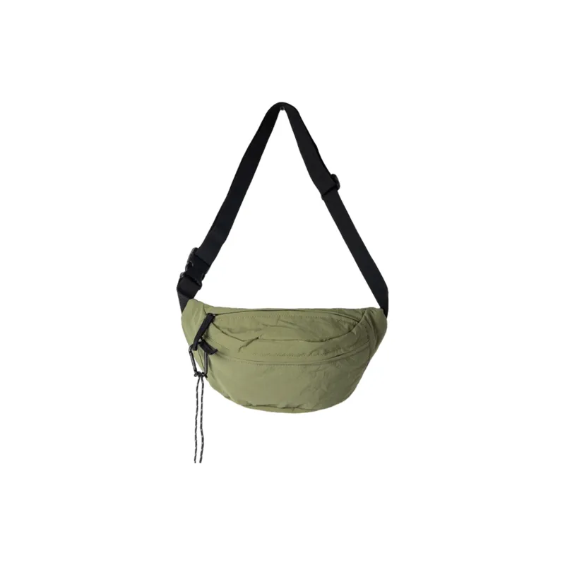 Slazenger Nylon Fanny Pack, Sling Bag, Crossbody Bag, Shoulder Bag Unisex Black/White/Apricot/Green-12