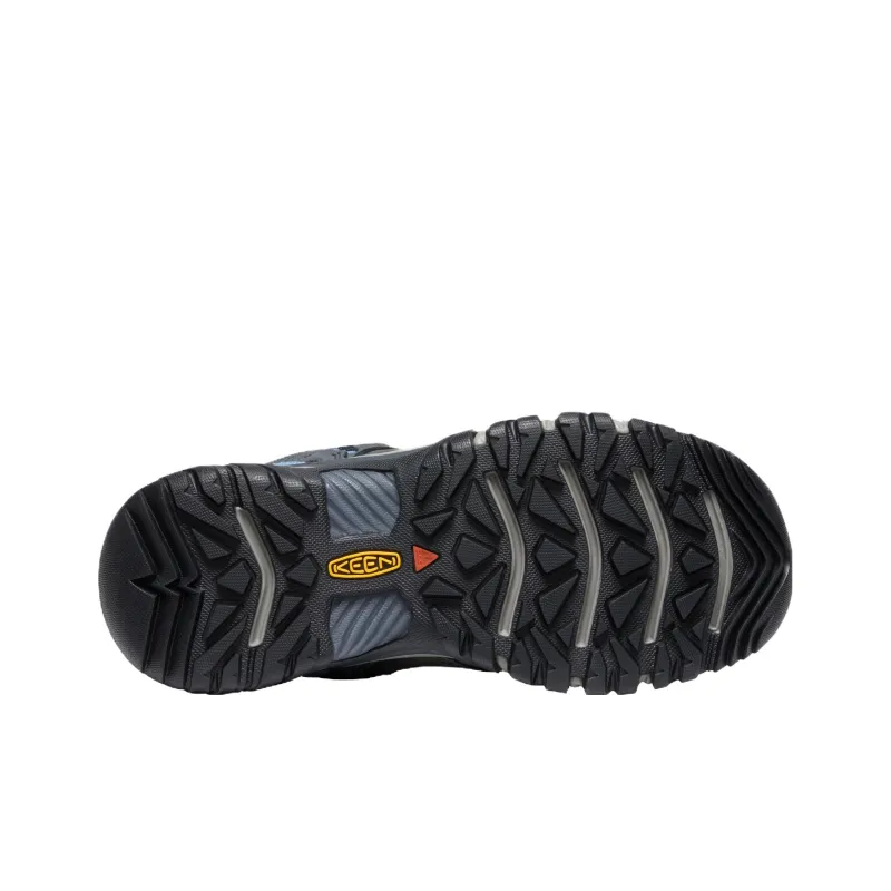 KEEN Ridge Fle Cushioning Wear-Resistant Low-Top Outdoor Shoes Women's Steel Gray-5