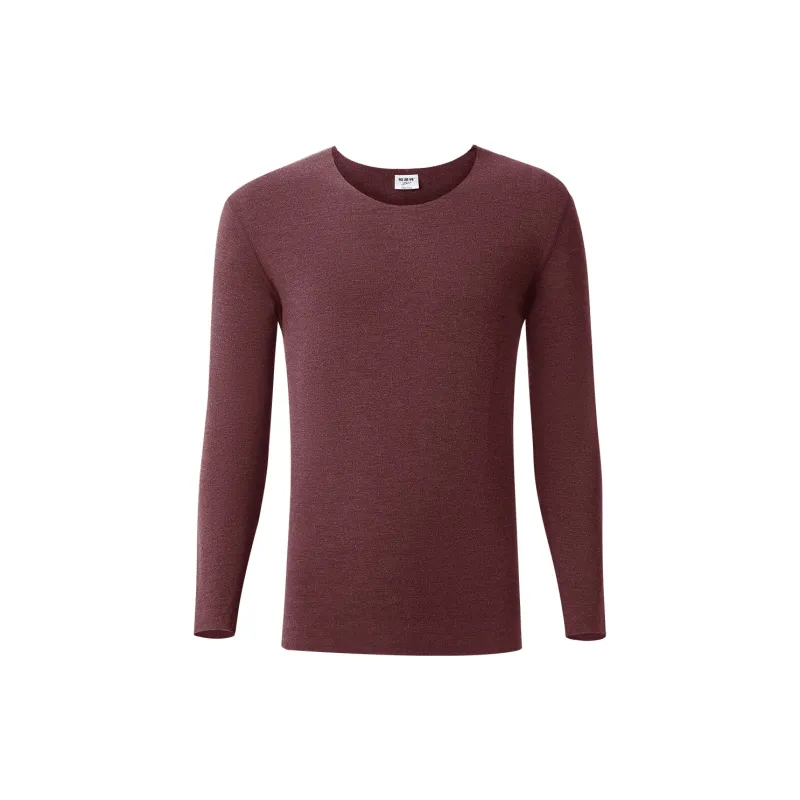 H YXIANG Thermal Set Men's Brick Red-0