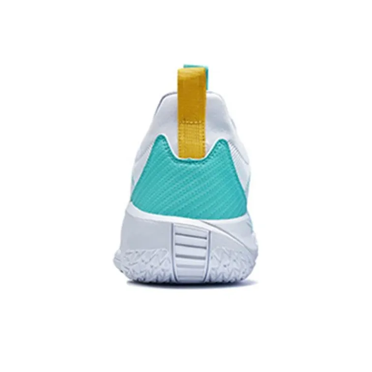 XTEP Low Top Basketball Shoes Men's White Green-3