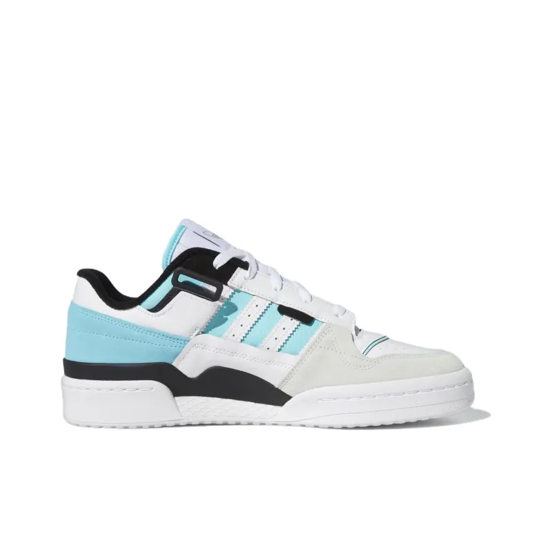 Adidas Forum Exhibit Low Aqua-1