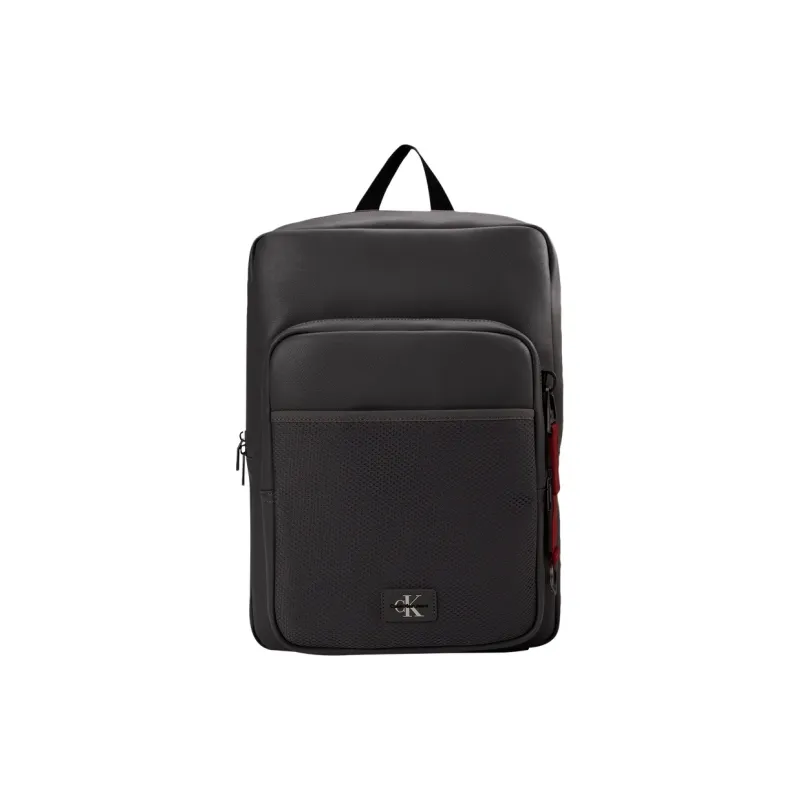CALVIN KLEIN Blended Material Backpack Men's Moon Mist Gray-0