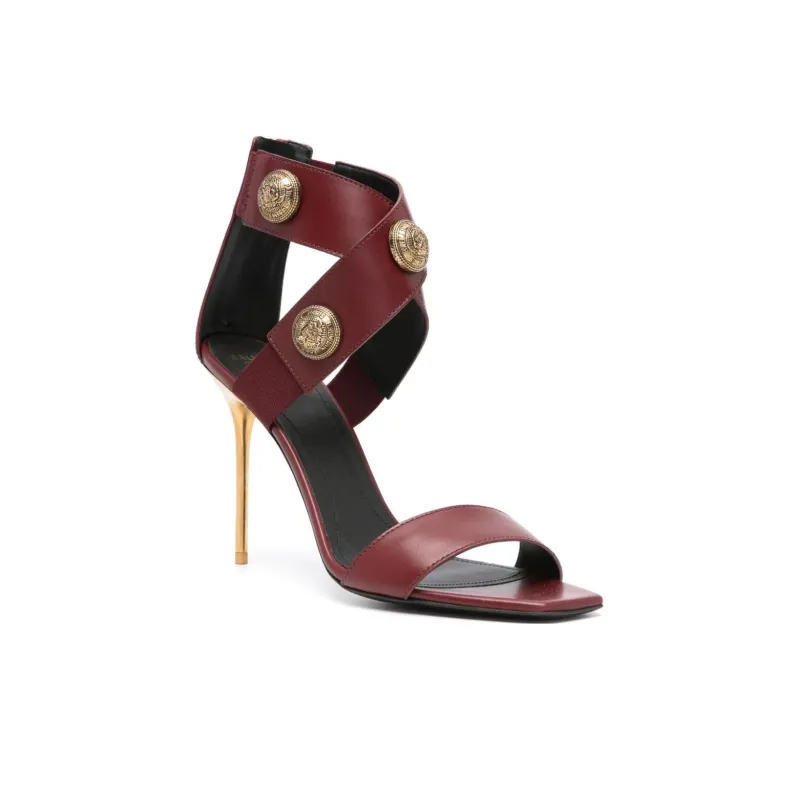 BALMAIN Alma Heeled Sandals Women's-1