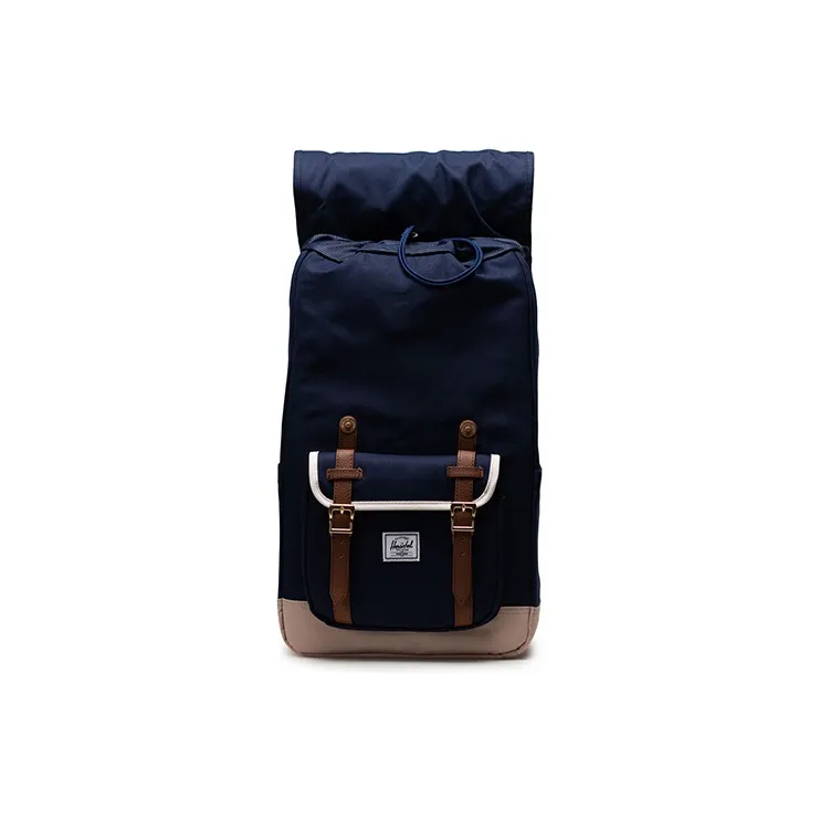 Herschel Recycled Material Backpack Large Size Unisex Navy Blue-2