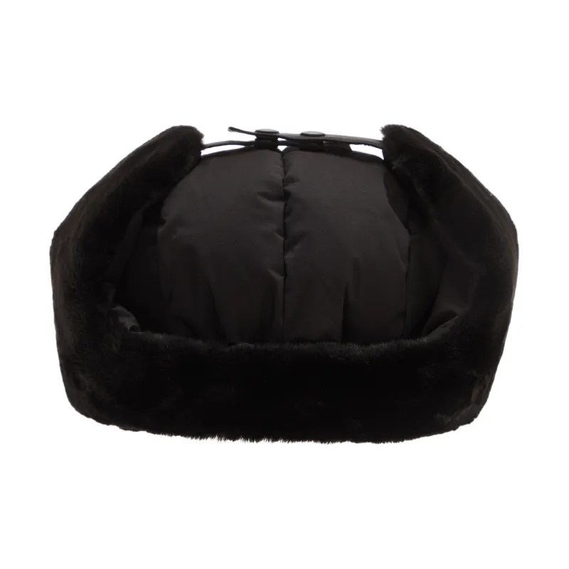 MLB New York Yankees Polyester Trapper Hat Earflap Hat Unisex Black-2