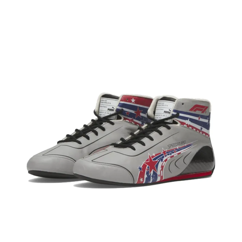 PUMA X Austin Grand Prix Speedcat Pro Driving Shoes 'Grey Black'-2