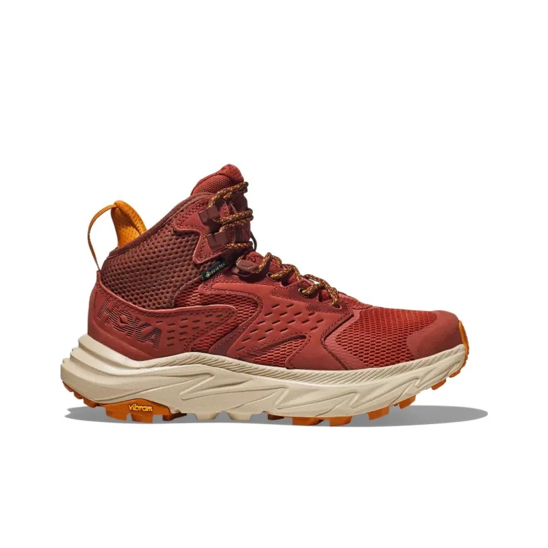 HOKA ONE ONE Anacapa 2 Mid Gore Tex Hot Sauce Shifting Sands Women's-1