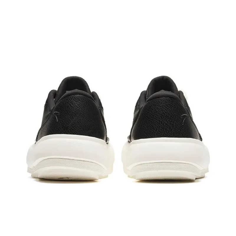 Anta Donut Durable Breathable Low Top Skateboard Shoes Women's Black-3
