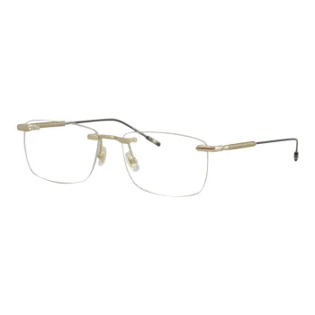 MONTBLANC Square Eyeglass Frames Men's Gold