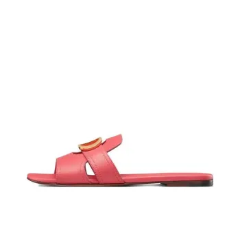 DIOR 30 Montaigne Slide Slippers Women's Red