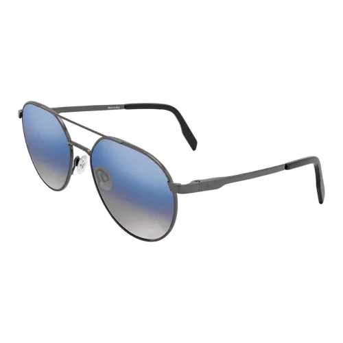 Maui Jim Metal Aviator Sunglasses Unisex Gray