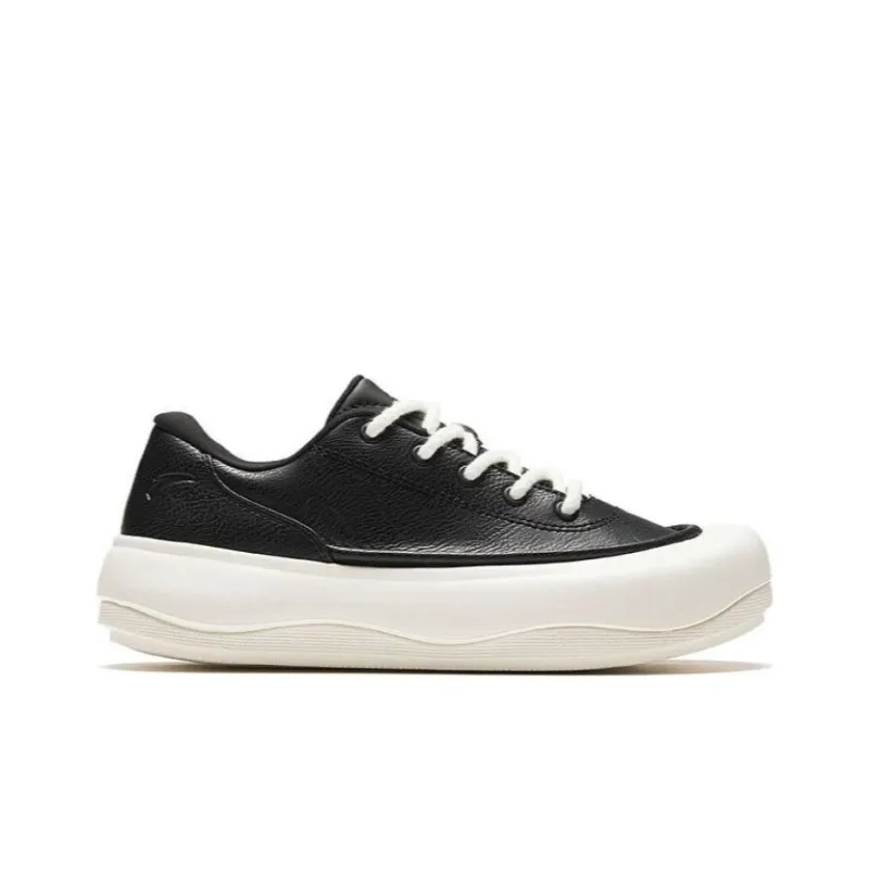 Anta Donut Durable Breathable Low Top Skateboard Shoes Women's Black-1