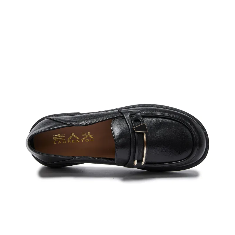 LAORENTOU Loafers 2.5cm Women's Black-4