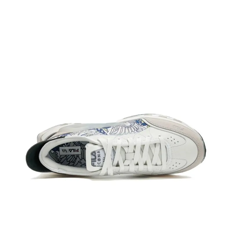 FILA KM MORGAN Cushioning, Wear Resistant Low Top Casual Shoes Men's Black Gray-2