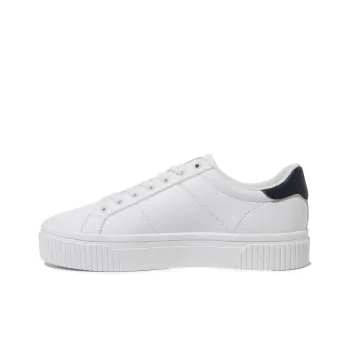 FILA Coat Deluxe Abrasion Resistant Low Top Skateboard Shoes Unisex White Korean Style