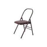 Dark Brown PU Single Chair[25 Tube Diameter/1.2 Wall Thickness]
