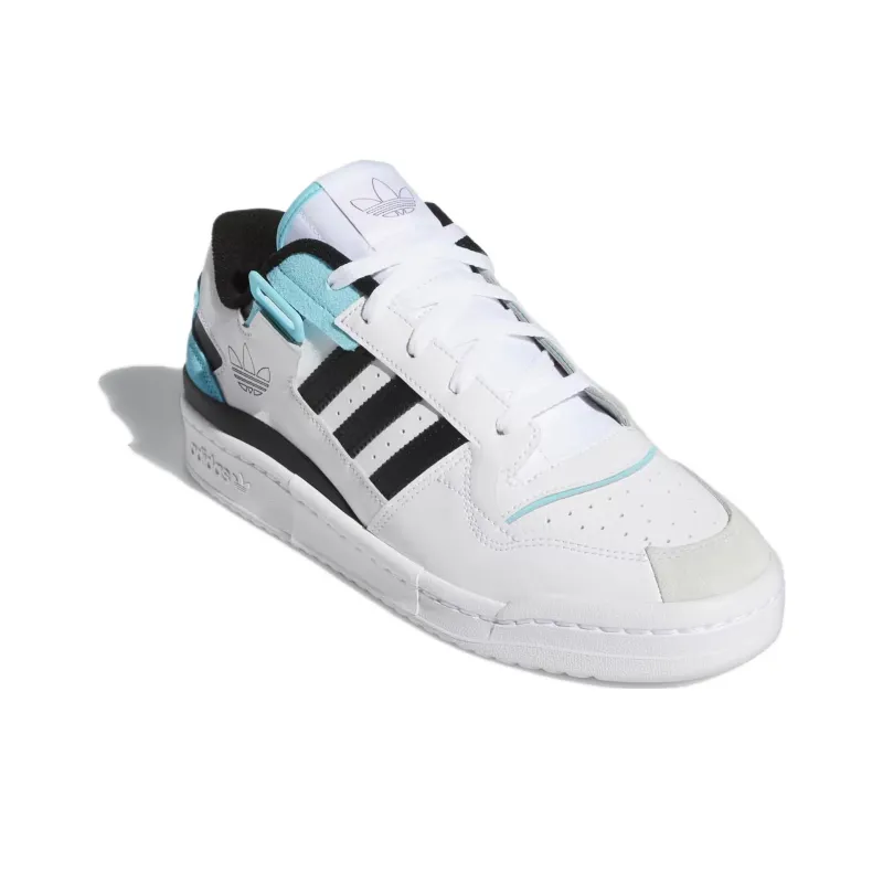 Adidas Forum Exhibit Low Aqua-2